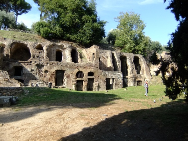 Ancient ruins near the Colosseum.