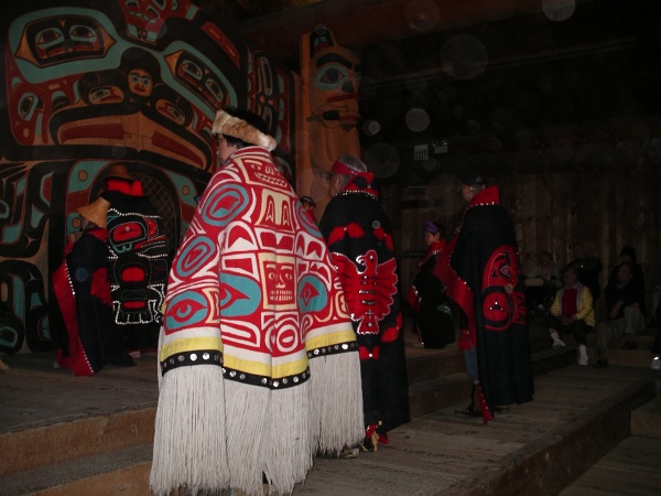 Native American dancers.