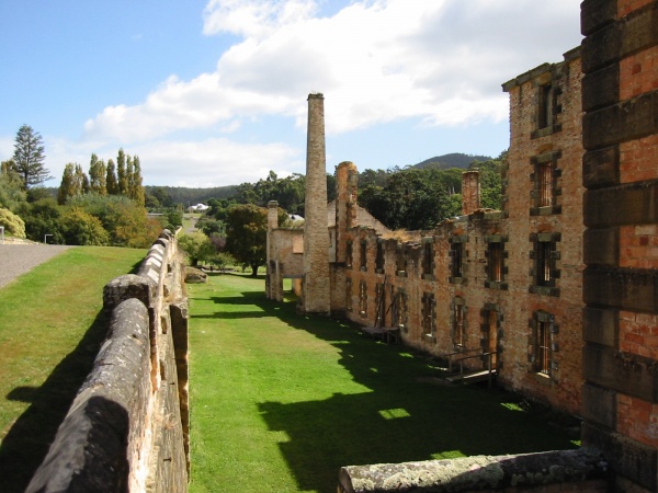 Once a brutal penal settlement, most of the buildings are now in ruins.