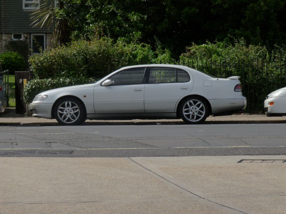 Richard was proud of this parking. The space was only about 3ft longer than the car.