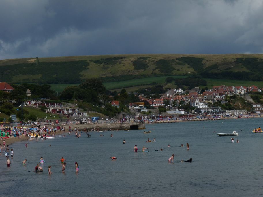 Across the bay in Swanage