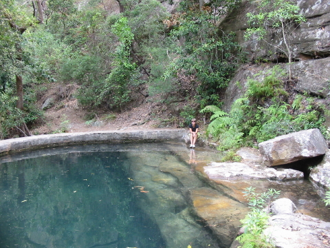 9th Feb'03
Beautiful, our water supply & local swimming hole.