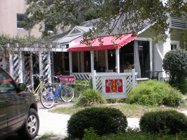 Our favorite cafe in the village on St. Simons