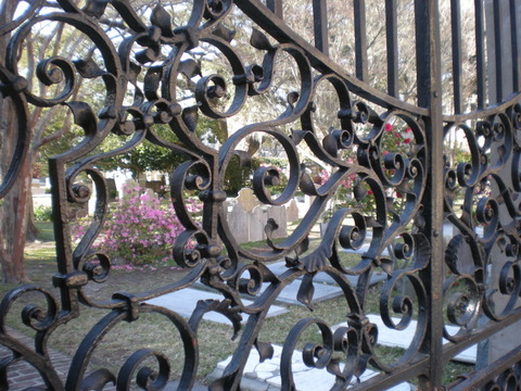 An example of the beautiful ironwork throughout Charleston's Historic District