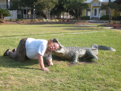 You wouldn't think there'd be enough left for a snack after Keith's encounter with the whale on St. Simons, would you?