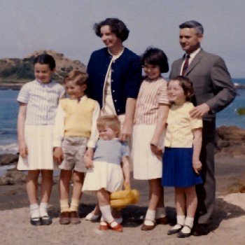 My family at Island Bay, Wellington, NZ