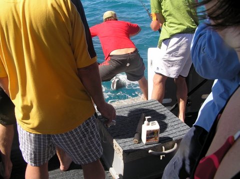 Fishing trip off Broome