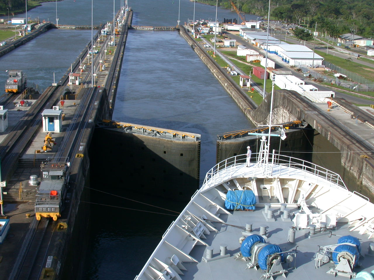 Eastern locks of the Panama Canal