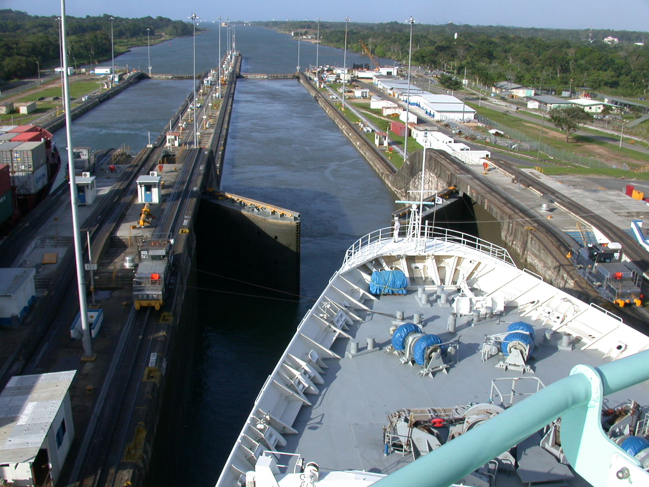 Eastern locks of the Panama Canal