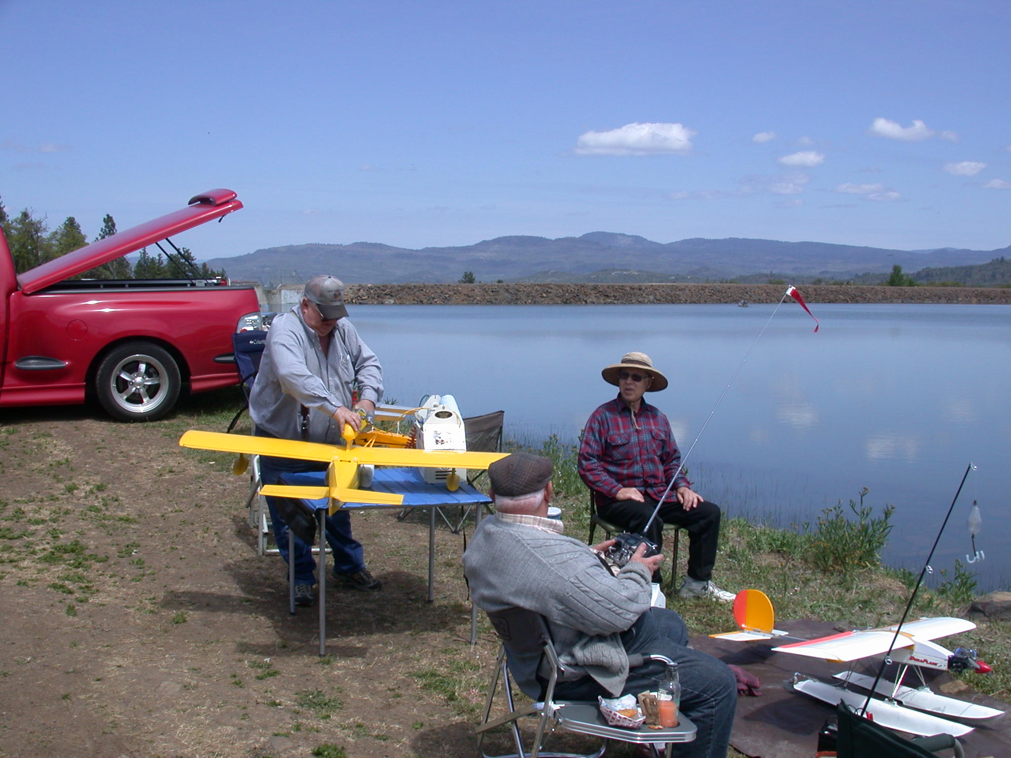 Each week, several of us old guys go out to the lake and fly our radio control airplanes