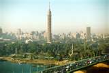 cairo tower with a fantastic view all over cairo city 