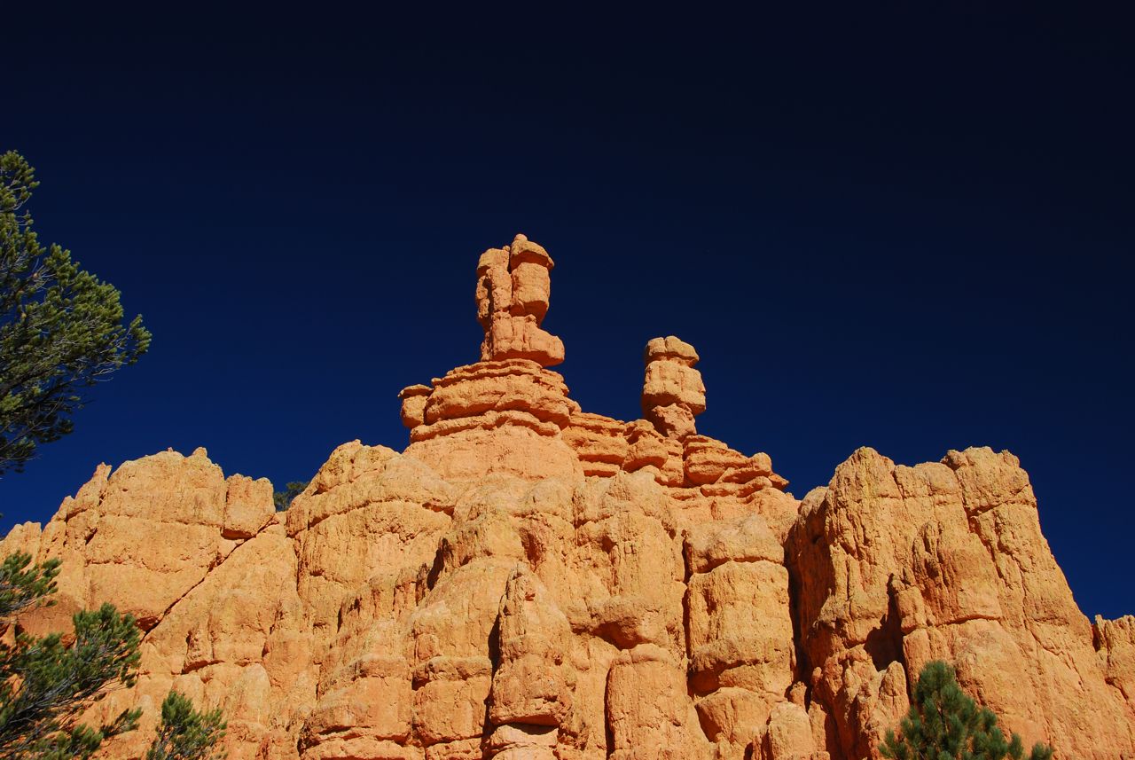 On the road between Zion National Park and Bryce Canyon.