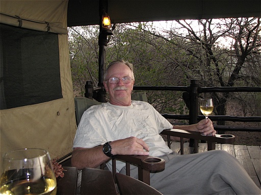 The birthday boy at Kirawira Camp, one of our favorite places in the whole wide world!