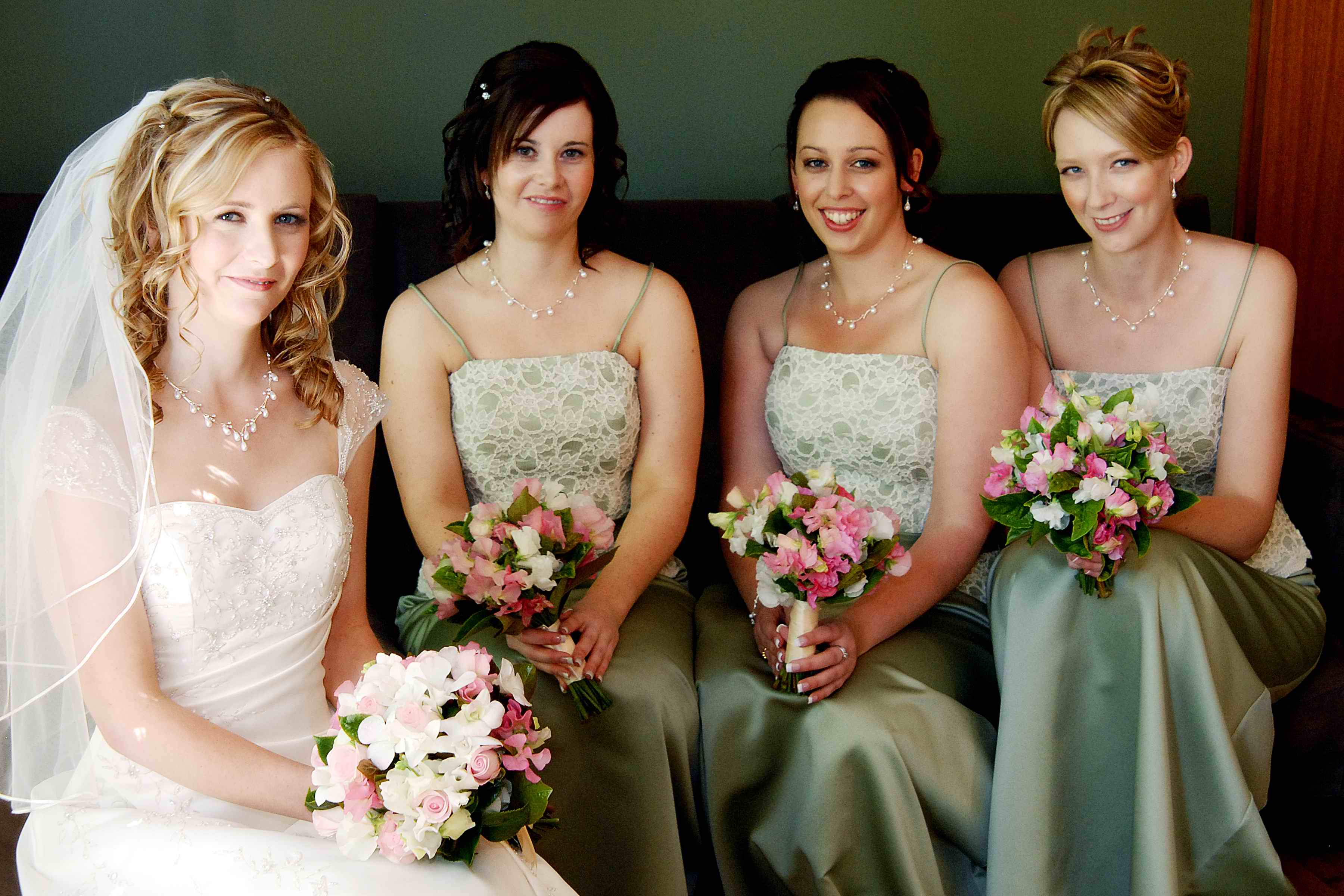 Carly and her bridesmaids