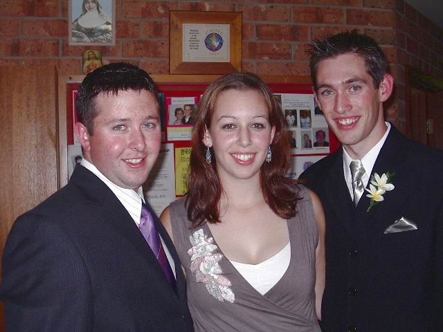 David, Carly and Andrew. (My daughter is Carly and so is my future daughter-in-law - confusing sometimes