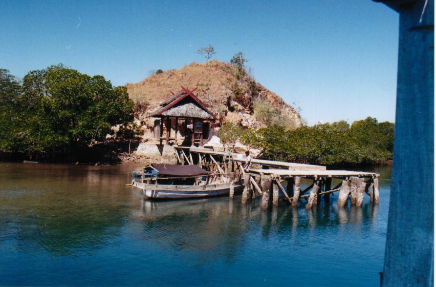 Arriving at Komodo National Park, Indonesia