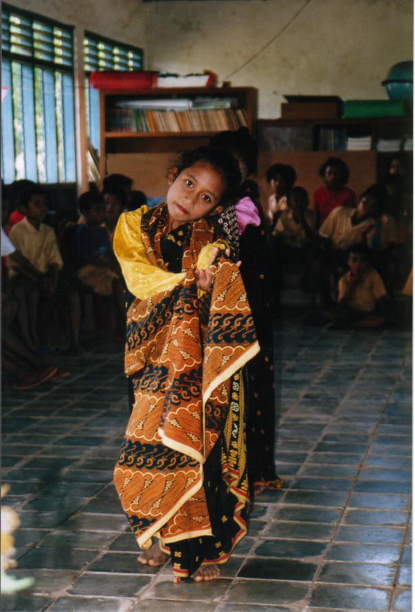 School concert in our honour, Riung, Flores