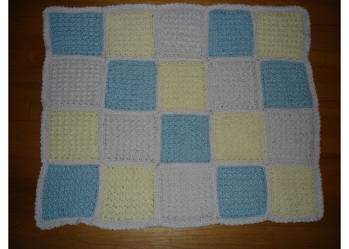 This is the first blanket I ever made!  It was for my sister's child.