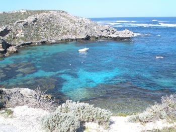 At Rottnest Island.  No fishing there, only swimming and diving allowed.