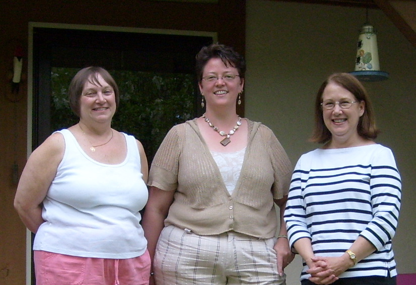 Having had a lovely afternoon of talking, sipping wine and eating pie, the Ladies posed for a picture.