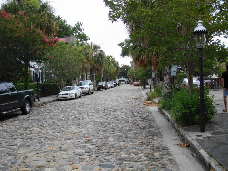 On our pirate's tour of Charleston.