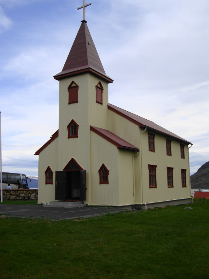 Most villages had a single church.