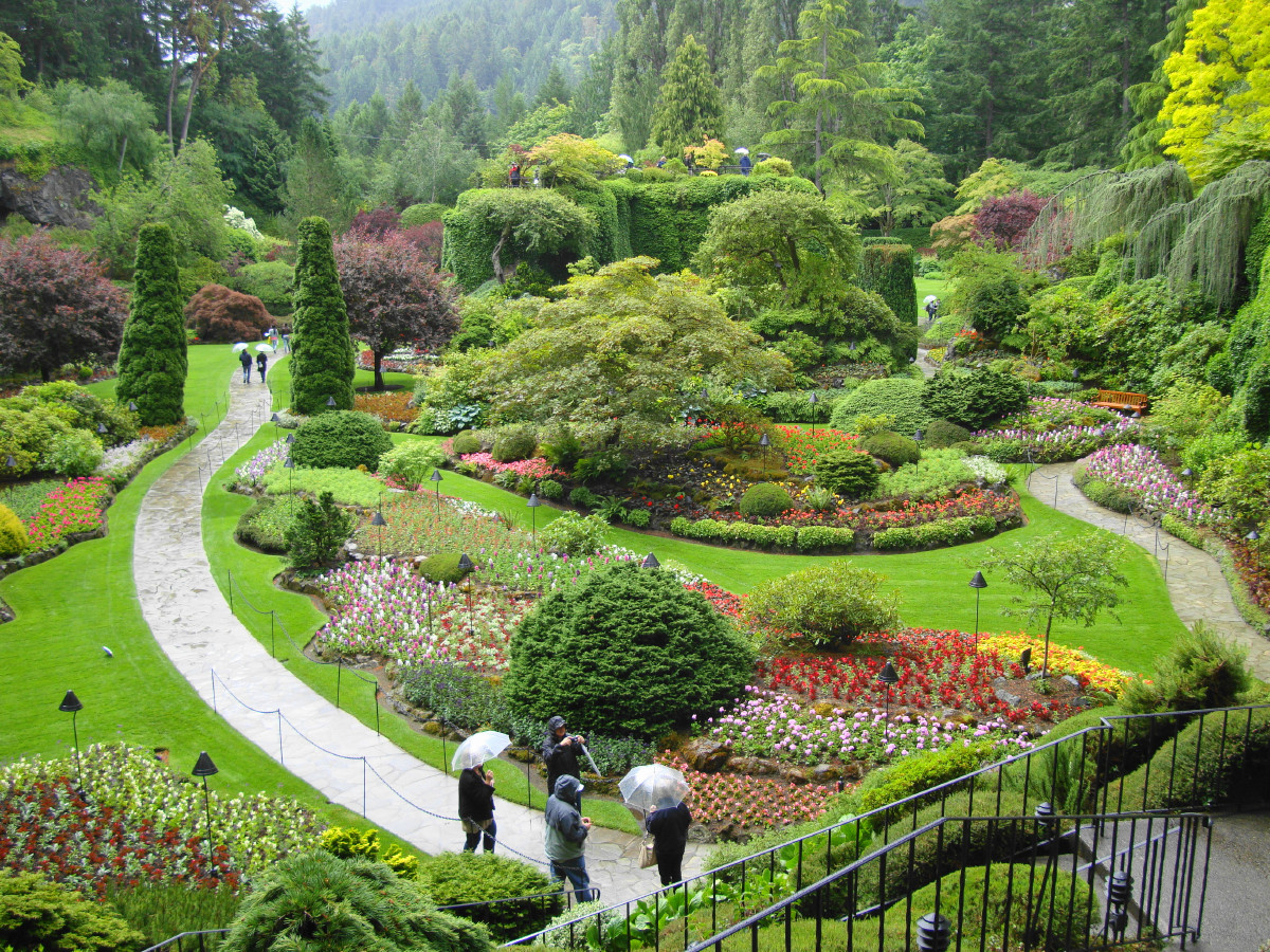 The Butchart Gardens are located about 30 minutes north of Victoria BC. The pictures speak for themselves