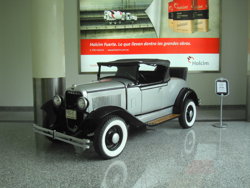 This car was on display at the Baltra airport. (We flew out of Baltra to return to Guayaquil at the end of the cruise.)
