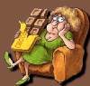  ....one hand on chocolate....one hand on sudoku