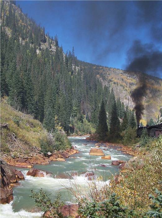 While on vacation last fall, we rode on this famous train and got some great pics.  I can almost hear the whistle now!