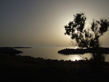 Sunset in Akrotiri, Crete