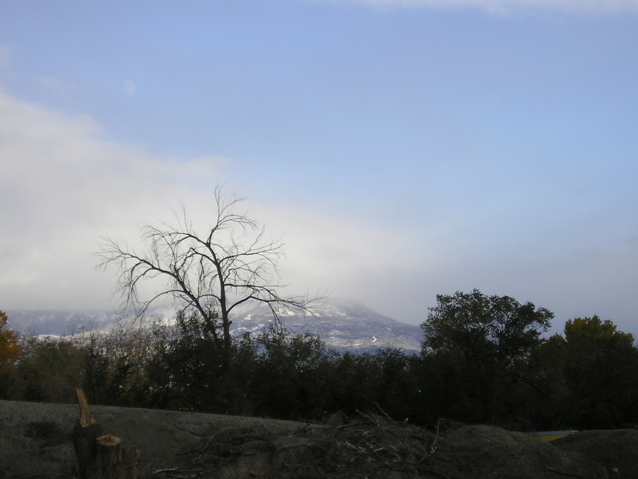 Top line obscured by snow cloud