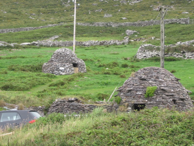 We only saw these one place, but they do prove there's more that can be done with rocks cleared from a field than to make rock fences.