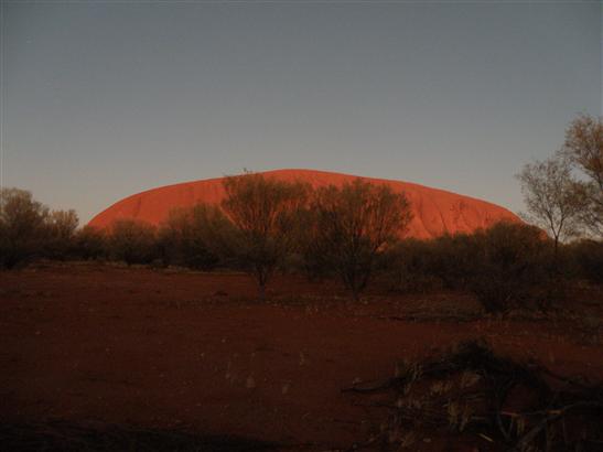 at the 7:02 AM sunrise, in honor of ANZAC Day.