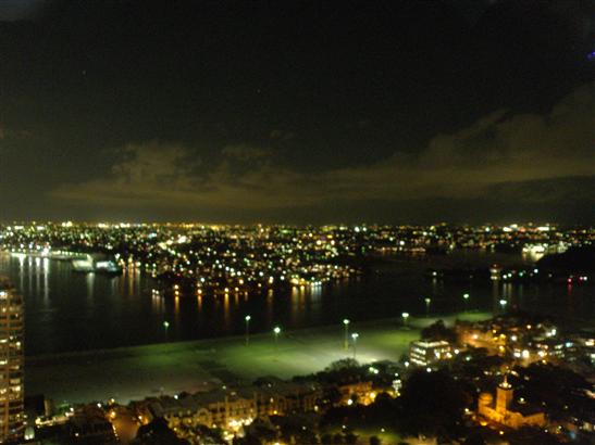 I've taken so far.  It is of down town Sydney from the bar on the 26th floor of the Shangri La Hotel.