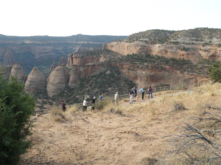 A striking vista of beautiful rock formations sculpted by wind, rain, snow, and time.