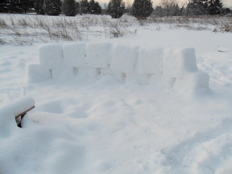 This is what happens when there is a snow storm on the last official day of winter.