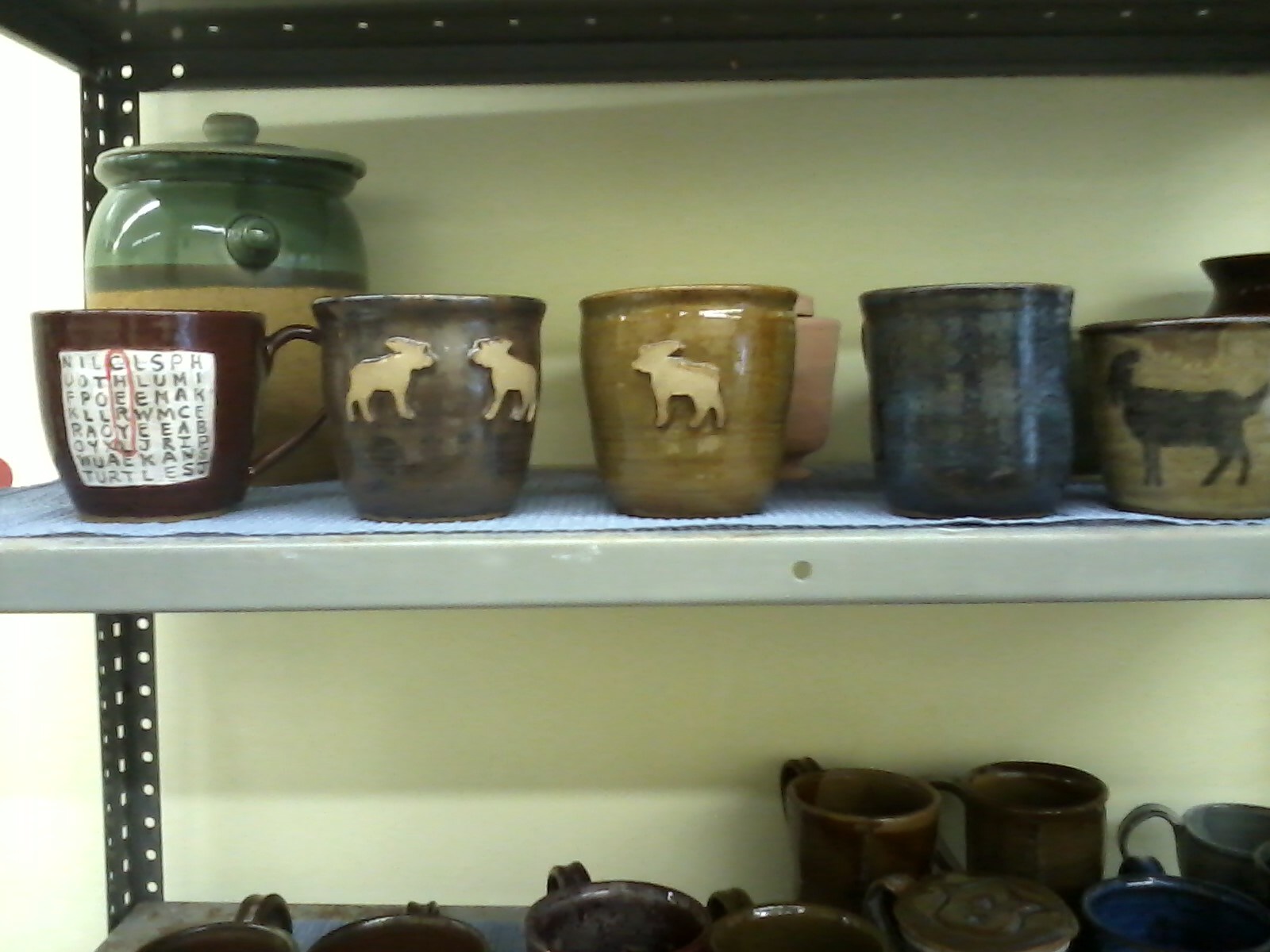 These are some of the mugs I have made that are destined for others states.