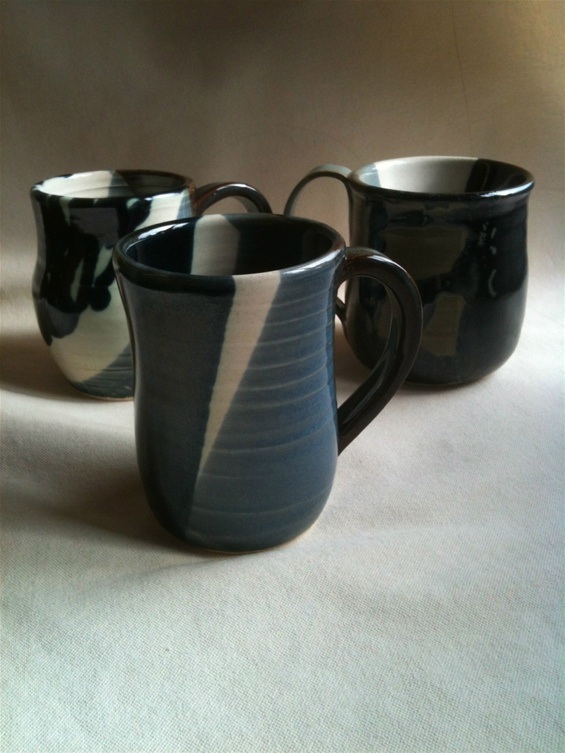 A trio of mugs