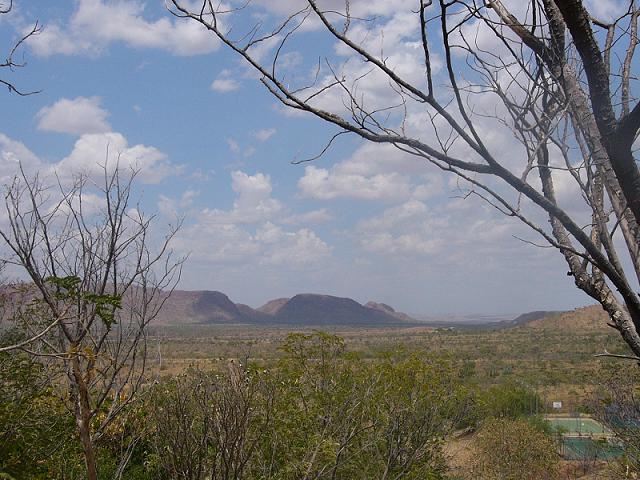 A view of the beautiful landscape from the village at Argyle Diamond Mine.