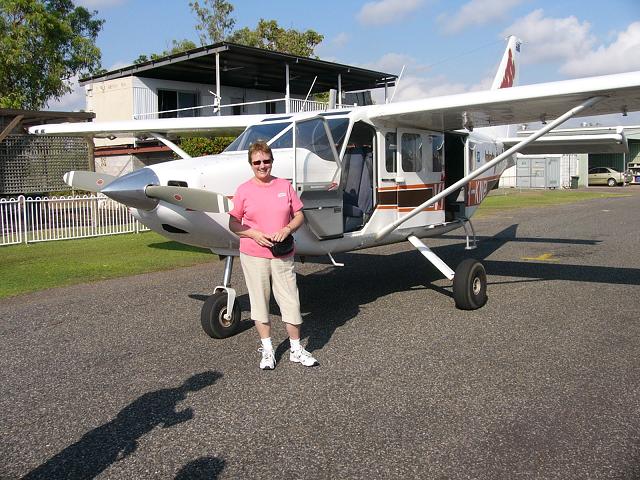 Me about to board a small plane for a half hour flight over Kakadu and Arnhem Land in the Northern Territory