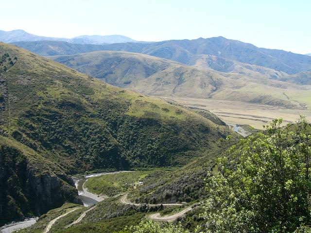 Looking back down on the Ashley River on our way home from a lovely drive through the mountain ranges and in the valley.