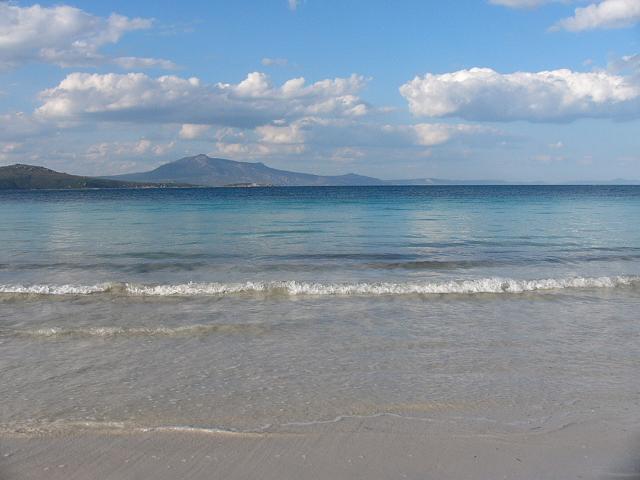 Looking across from Two Peoples Bay Beach to Mount Many Peaks, Albany