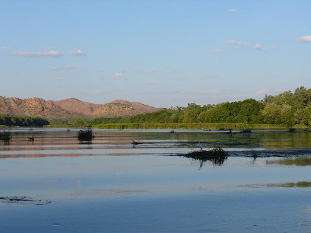 Part of the Ord River from our boat cruise (well, fast ride)