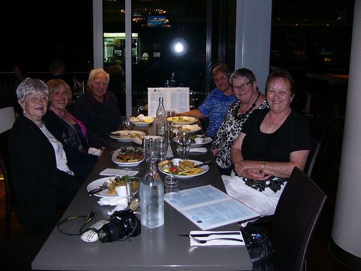 Our Sudoku meeting in Sydney. On the left is June, Margaret & Alfred, on the right, Me, Cathy and Lizzy.