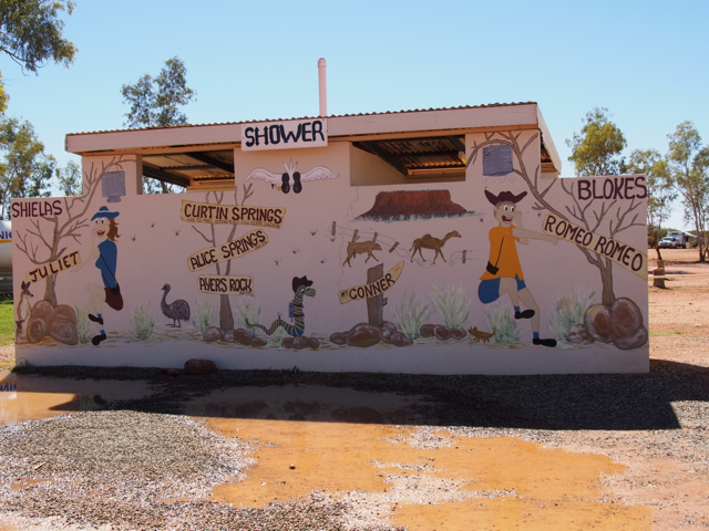 The real Aussie shower block.