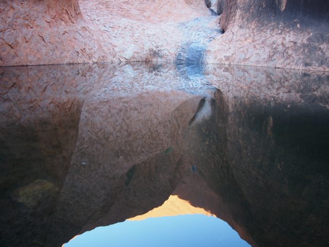 Reflections in the Mititjulu Waterhole