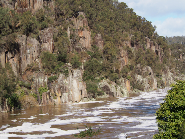 Steep sides of The Gorge