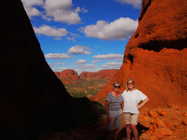 Jane and me at the top of the second lookout. 