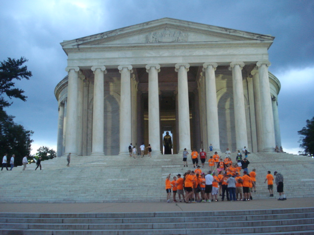 The Jefferson Memorial.